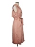 Tea & Cup 100% Polyester Pink Trenchcoat Size M - photo 4