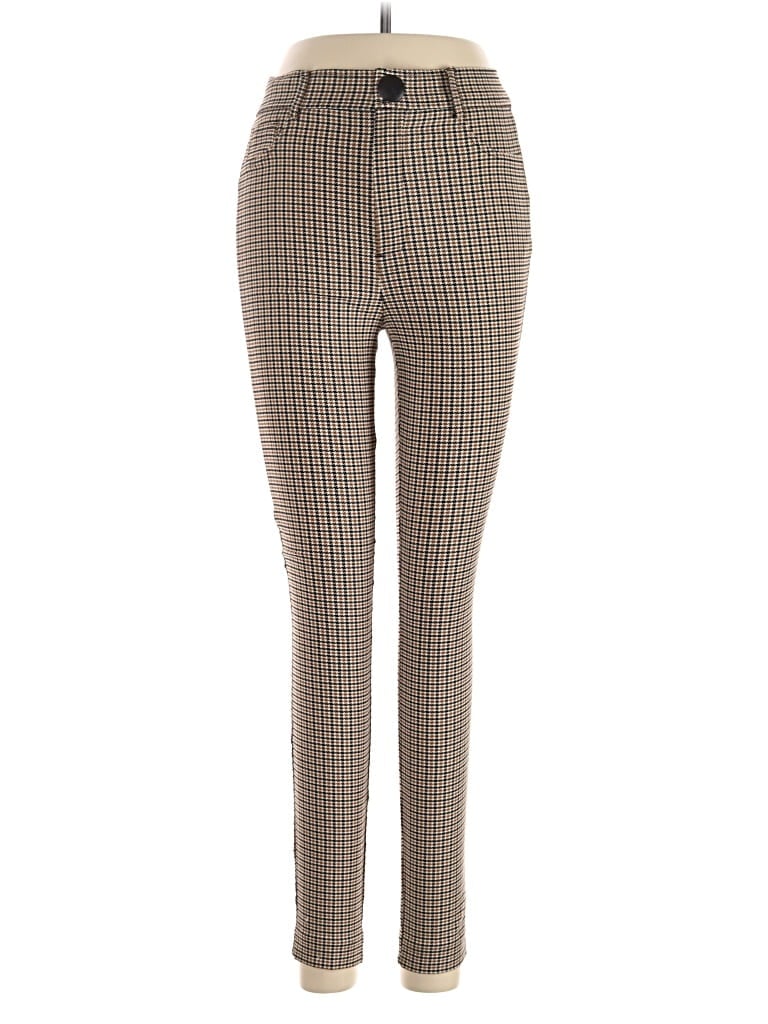 Pre-owned Zara Casual Pants In Brown