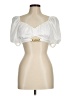 Ela Ivory Short Sleeve Blouse Size M - photo 1