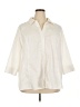 Riders by Lee Ivory 3/4 Sleeve Button-Down Shirt Size 3X - photo 1
