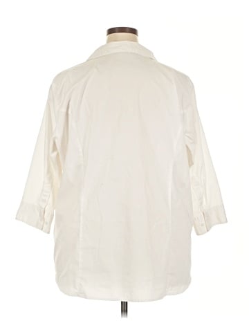 Riders by Lee 3/4 Sleeve Button-Down Shirt (view 2)