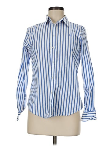 Lauren by Ralph Lauren Long Sleeve Button-Down Shirt (view 1)