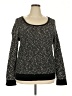 Ann Taylor LOFT Tweed Black Pullover Sweater Size XXL - photo 1