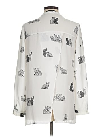 Zara Basic Long Sleeve Blouse (view 2)