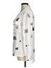 Zara Basic Animal Print Ivory Long Sleeve Blouse Size M - photo 5