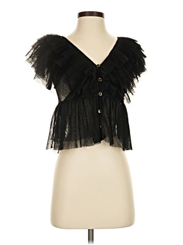 Forever That Girl for Anthropologie Short Sleeve Blouse (view 1)