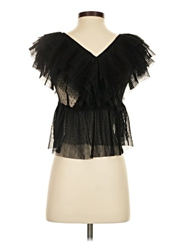 Forever That Girl for Anthropologie Short Sleeve Blouse (view 2)