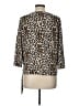 Chico's Animal Print Tan Pullover Sweater Size Lg (2) - photo 2