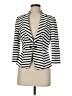White House Black Market Stripes White Blazer Size 8 - photo 1