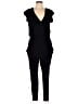 Paper Tee 100% Rayon Solid Black Jumpsuit Size XL - photo 1