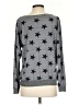 Nation Ltd. By Jen Menchaca Stars Gray Pullover Sweater Size S - photo 2