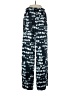 Calvin Klein 100% Polyester Print Blue Casual Pants Size XS - photo 1