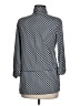 Robert Louis Polka Dots Blue 3/4 Sleeve Blouse Size M - photo 2