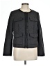 The Limited Chevron-herringbone Gray Wool Coat Size L - photo 1