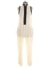 Unbranded Color Block Ivory Jumpsuit Size S - photo 1