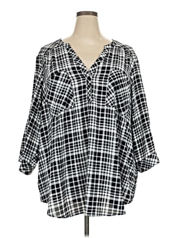Torrid 3/4 Sleeve Blouse (view 1)