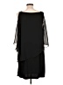 MSK 100% Polyester Black Cocktail Dress Size L - photo 2