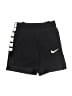 Nike 100% Polyester Graphic Black Athletic Shorts Size 4 - photo 1