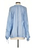 Zara Blue Long Sleeve Blouse Size XS - photo 2