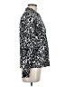 Sport Haley Animal Print Silver Long Sleeve Blouse Size M - photo 4