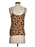 Thakoon 100% Polyester Animal Print Brown Sleeveless Top Size 4 - photo 2