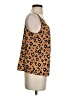 Thakoon 100% Polyester Animal Print Brown Sleeveless Top Size 4 - photo 4