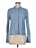 Veronica Beard Blue Long Sleeve Button-Down Shirt Size 6 - photo 1