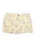 Old Navy 100% Cotton Floral Yellow Shorts Size 4 - photo 1