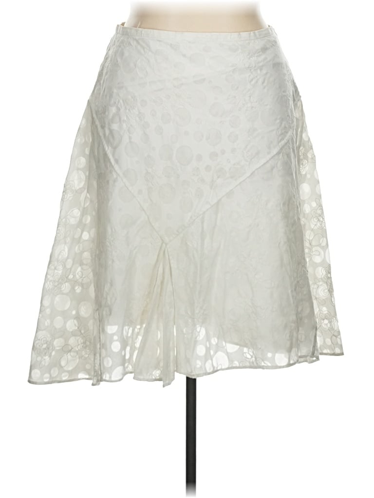 Pre-owned Max Studio Formal Skirt In Ivory