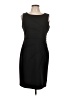 Calvin Klein Solid Black Cocktail Dress Size 12 - photo 1