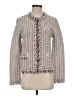 Tory Burch Houndstooth Ivory Brown Jacket Size S - photo 1