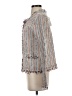 Tory Burch Houndstooth Ivory Brown Jacket Size S - photo 5