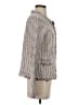 Tory Burch Houndstooth Ivory Brown Jacket Size S - photo 4