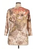 Coldwater Creek 100% Polyester Tan 3/4 Sleeve Blouse Size 1X - photo 2