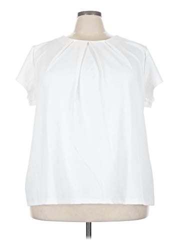 Liz Claiborne Short Sleeve Blouse (view 1)