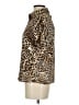 Eliane Rose Animal Print Brown Short Sleeve Blouse Size XS - photo 5