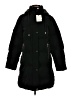 Zara 100% Polyester Black Coat Size XS - photo 1