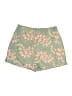 Entro 100% Polyester Floral Green Shorts Size M - photo 1