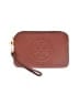 Tory Burch 100% Leather Brown Burgundy Leather Wristlet One size - photo 1