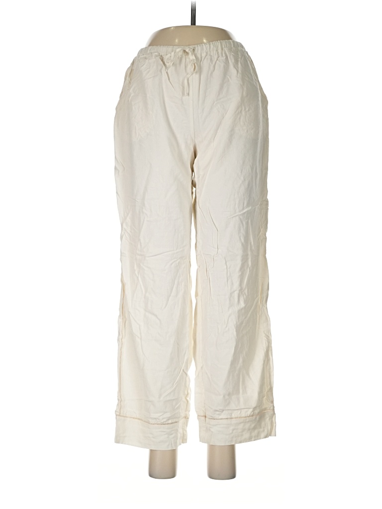 Pre-owned Zara Casual Pants In Ivory