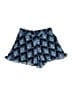Club Monaco 100% Polyester Chevron-herringbone Blue Shorts Size 0 - photo 2