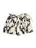 Club Monaco 100% Polyester Print Ivory Shorts Size 00 - photo 1