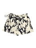 Club Monaco 100% Polyester Print Ivory Shorts Size 00 - photo 2