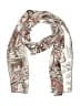 Unbranded 100% Polyester Paisley Ivory Brown Scarf One size - photo 1