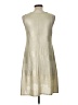 Espresso Metallic Ivory Casual Dress Size L - photo 2