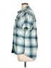 L.L.Bean Plaid Teal Short Sleeve Button-Down Shirt Size XL - photo 5
