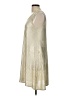 Espresso Metallic Ivory Casual Dress Size L - photo 5