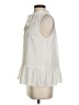 Neiman Marcus Ivory Sleeveless Blouse Size S - photo 5