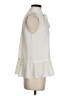 Neiman Marcus Ivory Sleeveless Blouse Size S - photo 4