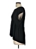 Bar III 100% Polyester Black Short Sleeve Blouse Size L - photo 5